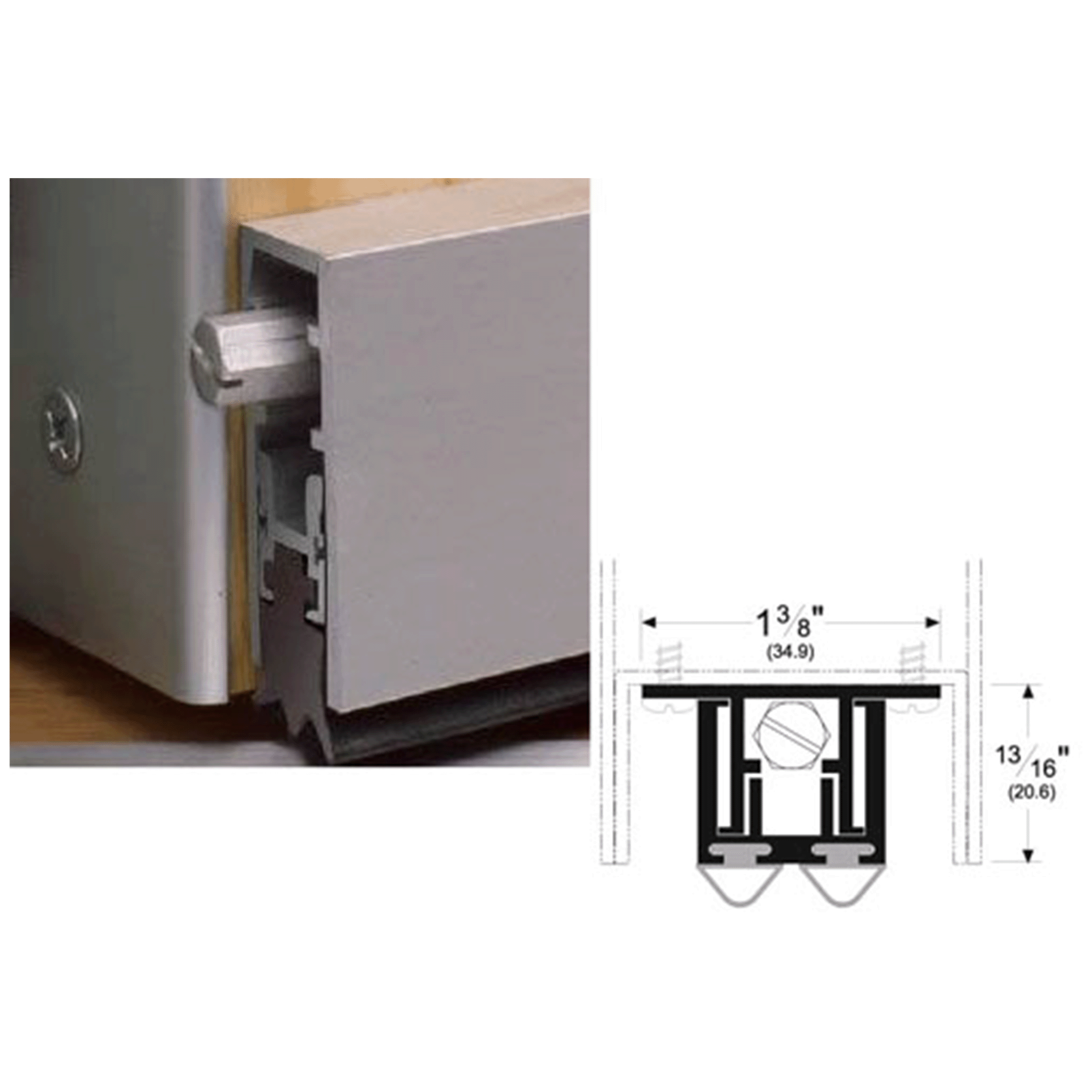 36" Automatic Door Seal