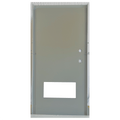3' 0" x 6' 8" 16-gauge Galvanized Door w/Louver Cutout Only & Deadbolt Prep (louver sold separately part #RM31210)