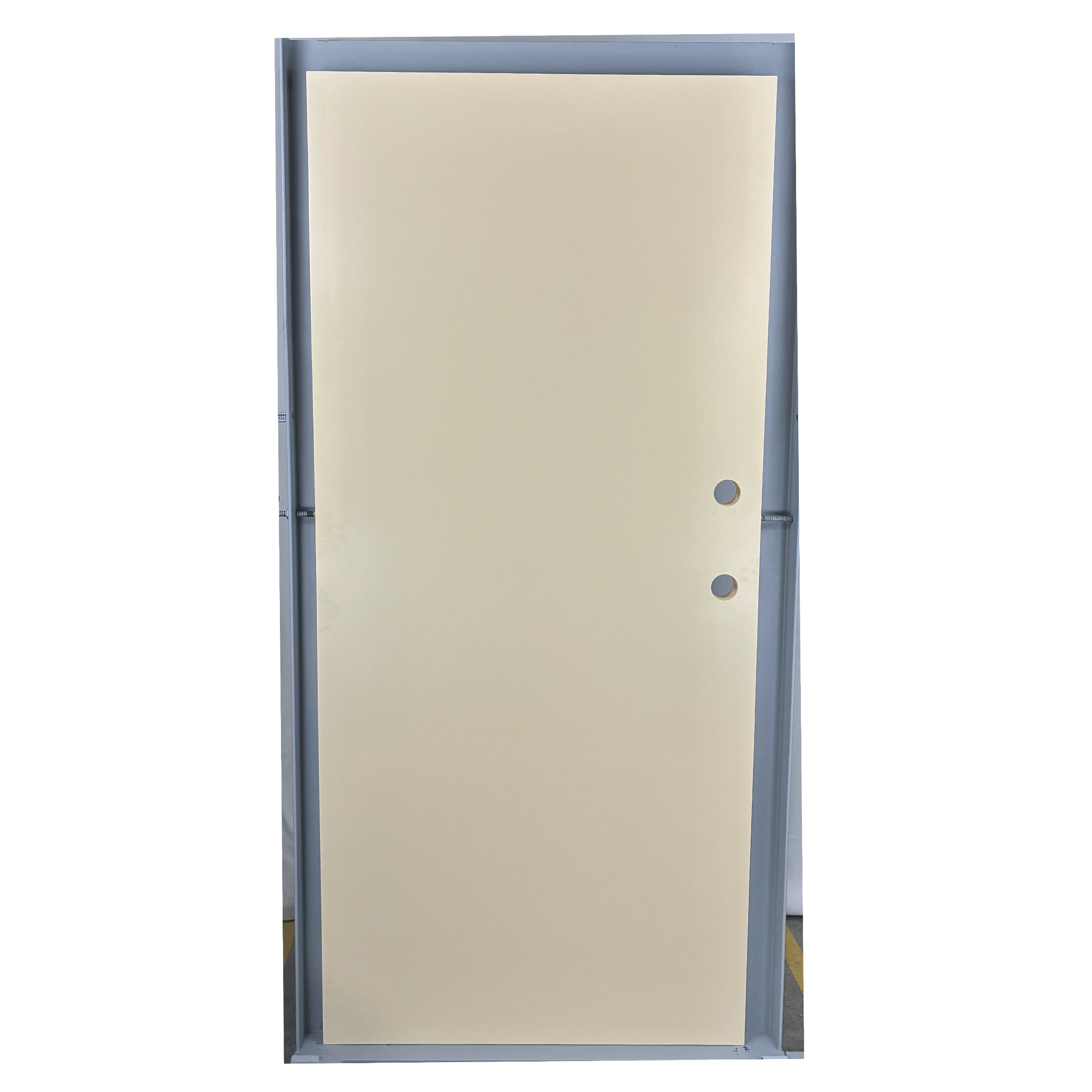 3' 0" x 6' 8" Fiberglass Door w/Deadbolt Prep, Right Hand