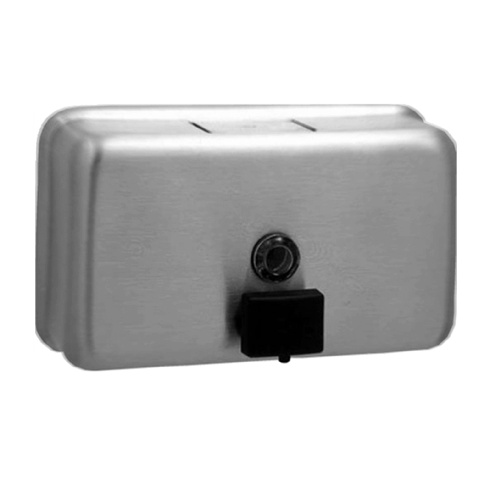 Horizontal Soap Dispenser, Stainless Steel Satin Finish