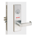 Mortise Grade 1 Lockset Latch and Deadbolt w/Thumbturn and Indicator, Non-IC, Stainless Steel