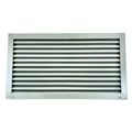 Galvanized Door Louver w/Screen (2 pieces)