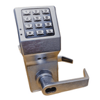 Electronic Keypad Cylindrical Lock, IC, Less Core, 26D Finish