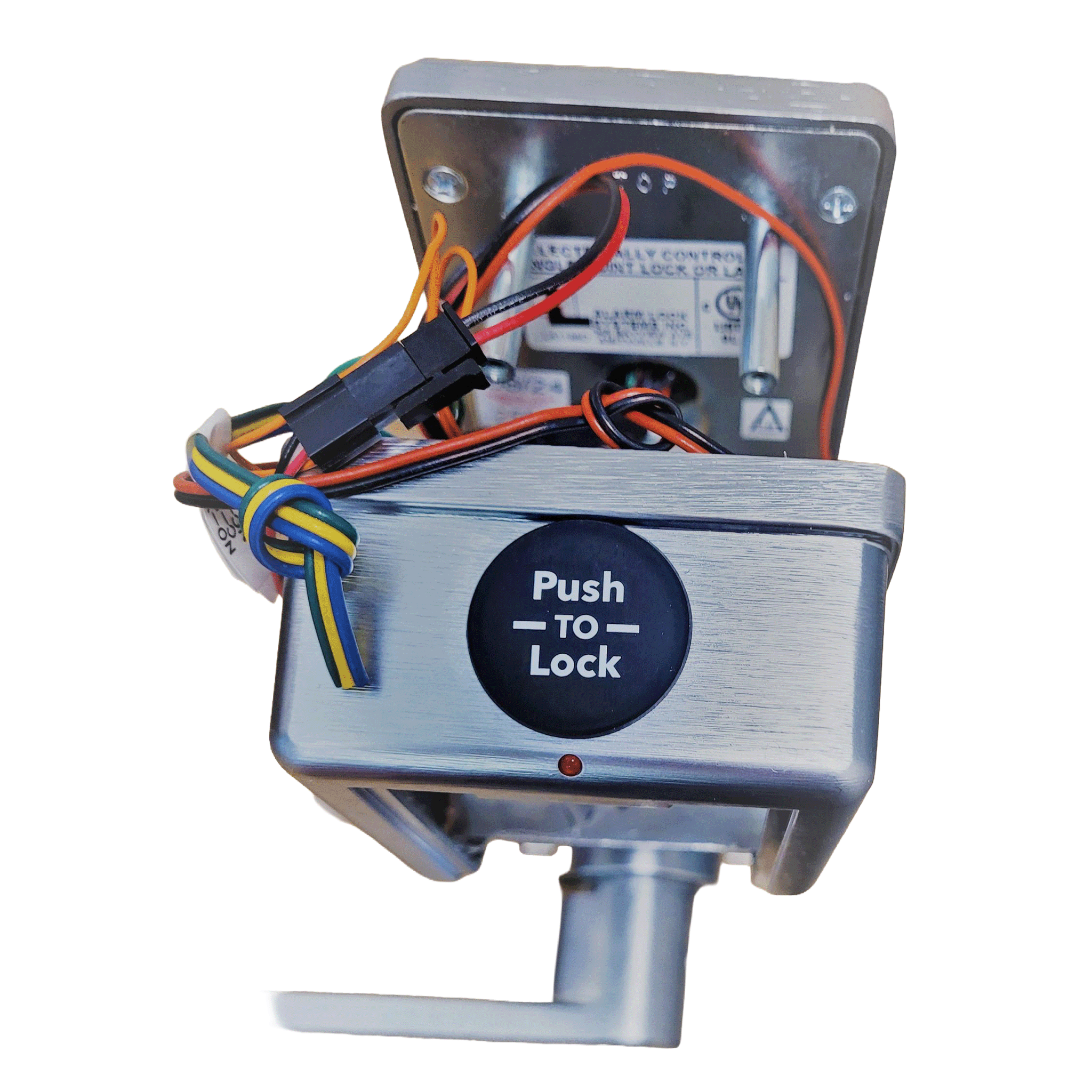 Electronic Keypad Cylindrical Lock, IC, Less Core, 26D Finish