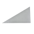 29.75" x 17.75" x 34.5" Triangular Window, Polycarbonate Sheet, Left Hand