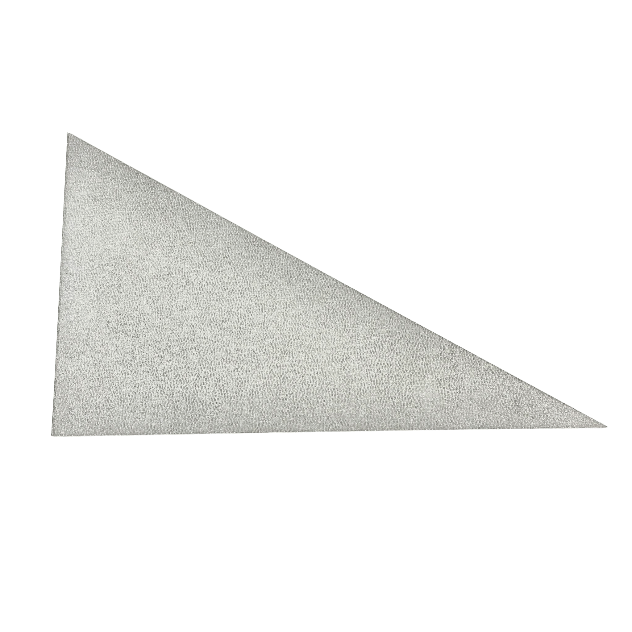 29.75" x 17.75" x 34.5" Triangular Window, Polycarbonate Sheet, Right Hand