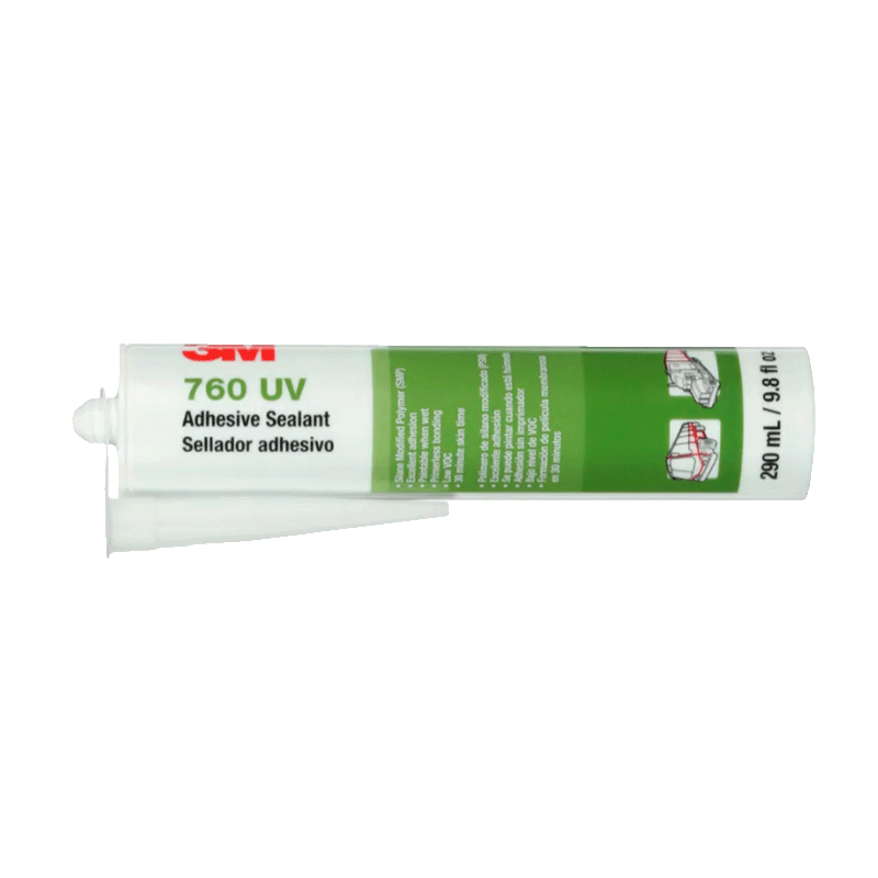 760UV Caulk, 9.8oz Tube, Gray