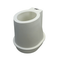 Toilet Riser, White Plastic