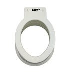 Toilet Riser, White Plastic
