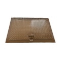 Hatch Lid with Hinges, Stainless Steel