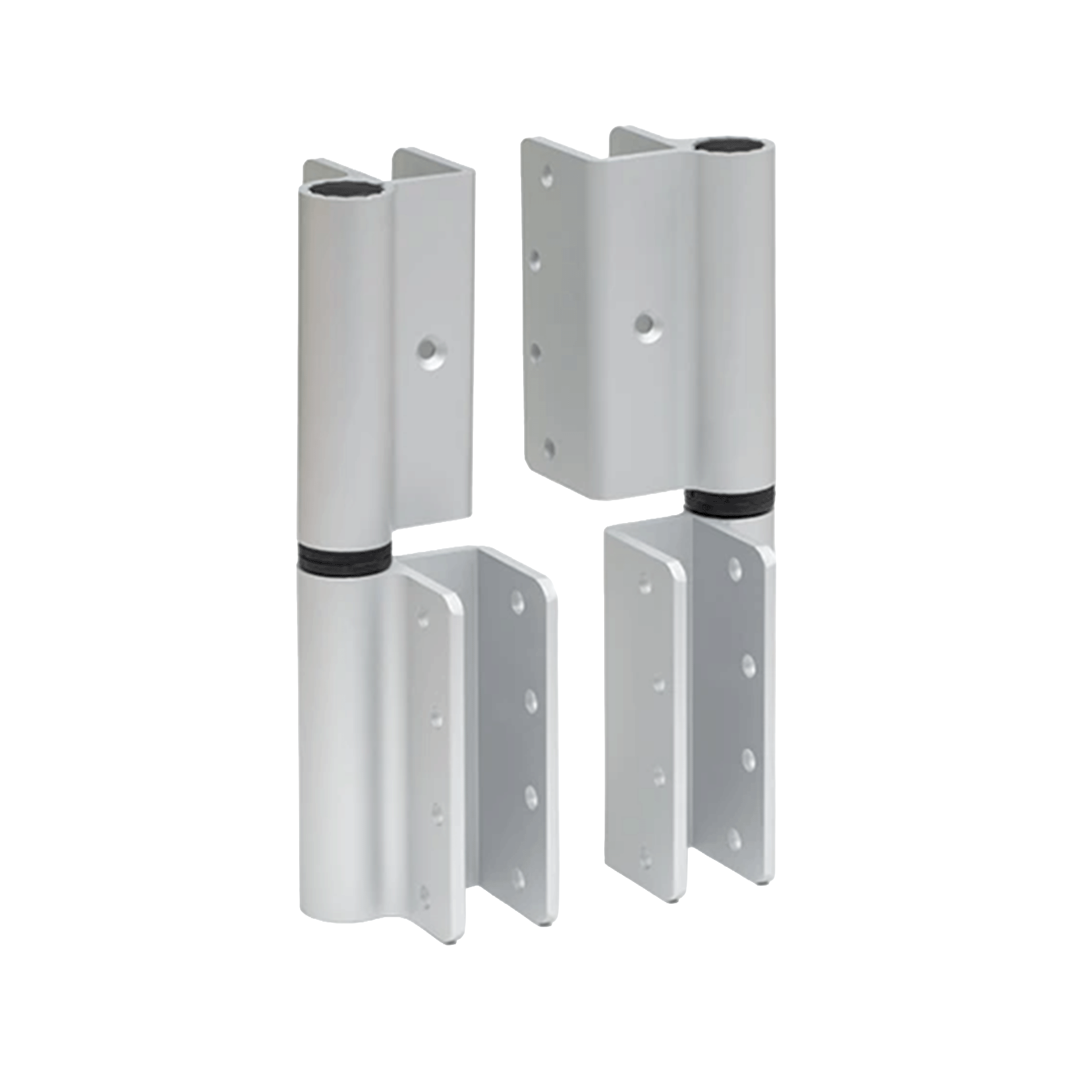 2-Part Partition Hinge, Aluminum (1 set contains 2 hinges)