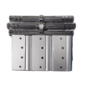 3-Part Partition Hinge, Aluminum (1 set contains 3 hinges)